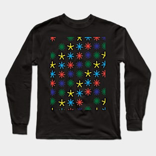 Memphis Style Long Sleeve T-Shirt